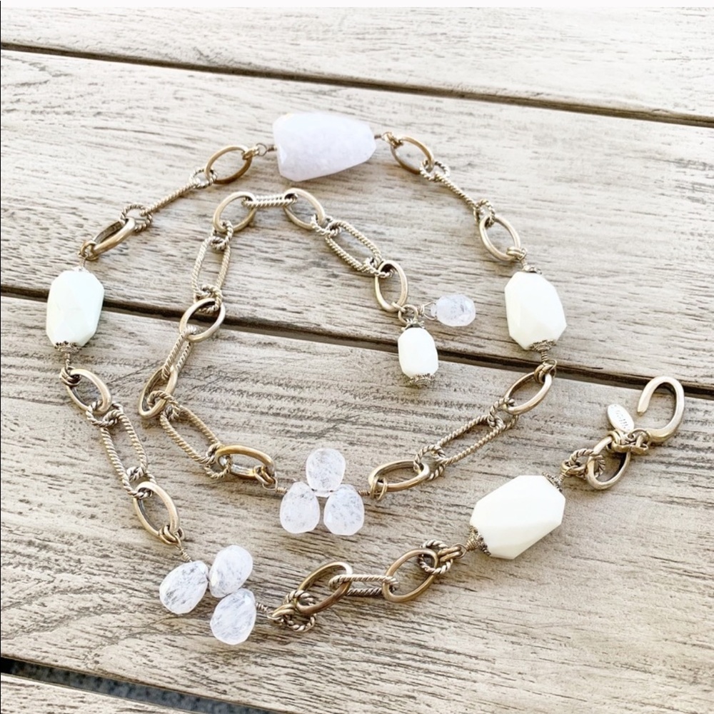 Chico’s quartz chain belt